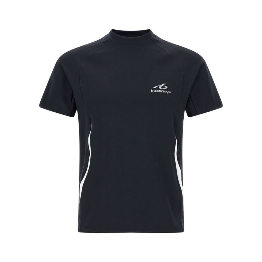 Balenciaga Blue Polyamide Men's T-Shirt